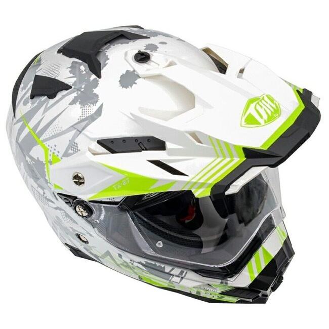 THH ティーエイチエイチ TX-27 バイオーム [ポーラーホワイト] ヘルメット サイズ：XXL(63-64cm) オフロードヘルメット | THH | 09