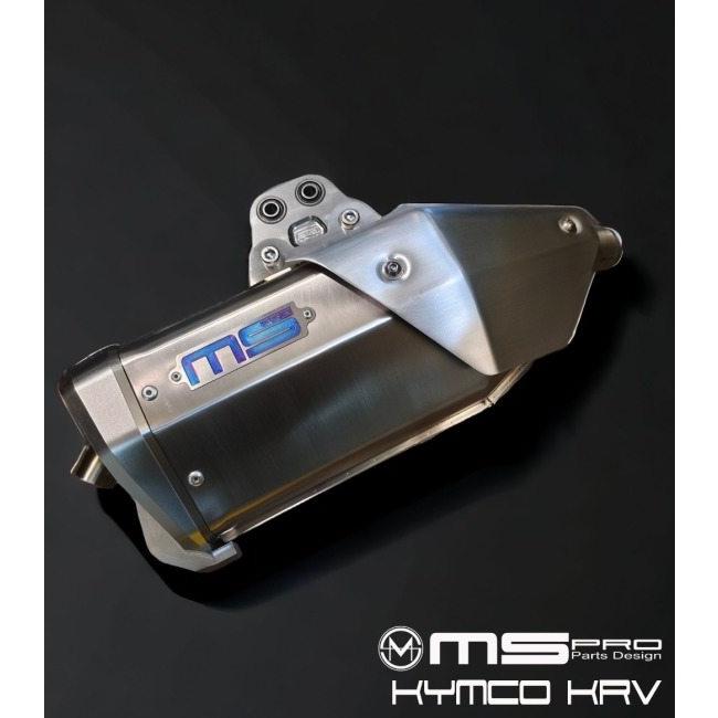 MSPRO エムエスプロ Short Silencer Stainless Steel for KYMCO