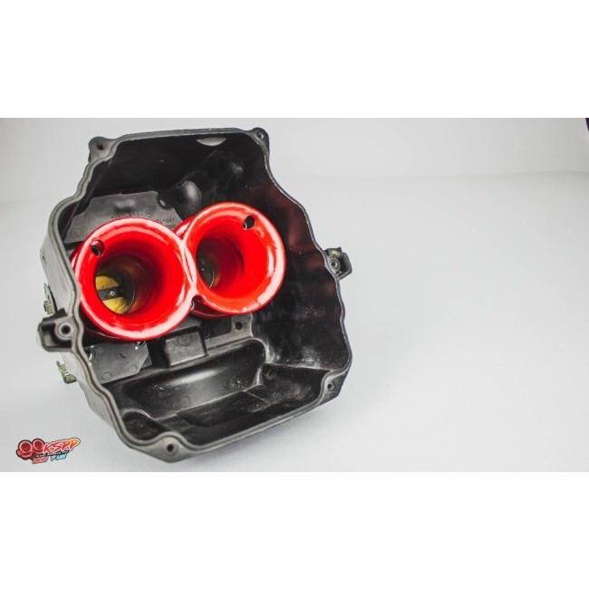 KSPP ケーエスピーピー Velocity stack Honda-CBR500 stack：Red / Base color：Black CB500F CB500X (500X) CB500T HONDA ホンダ 吸気関連 エンジンの画像