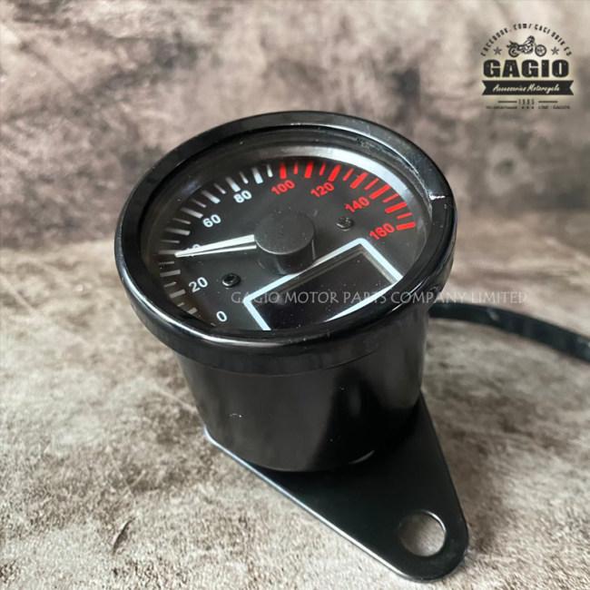 GAGIO MOTOR PARTS ガジオモーターパーツ Analog speed meter with digital meter｜webike02｜02