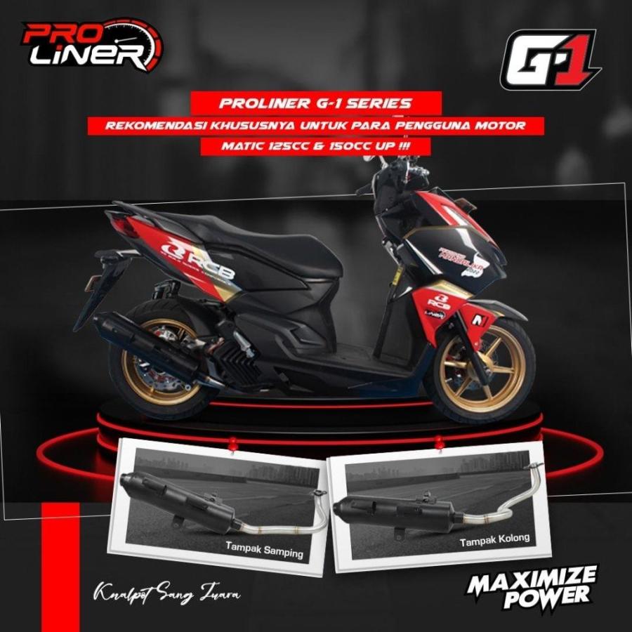 Nmax トリシティ　PRO LINER マフラー Pro Liner プロライナー G-1 フルエキゾーストマフラー NMAX