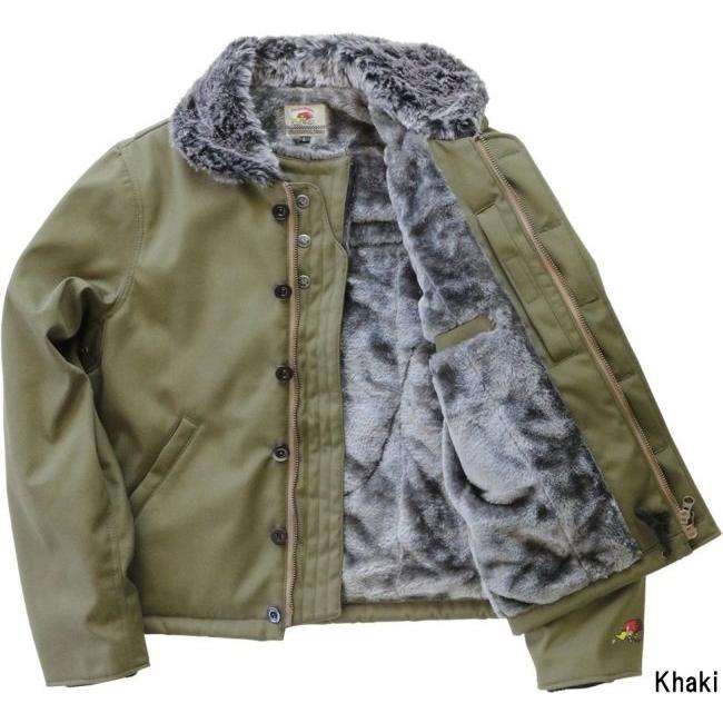 ジャケット・アウター N 楽天市場】WAREHOUSE Lot.2227 N-1デッキジャケット(カーキ