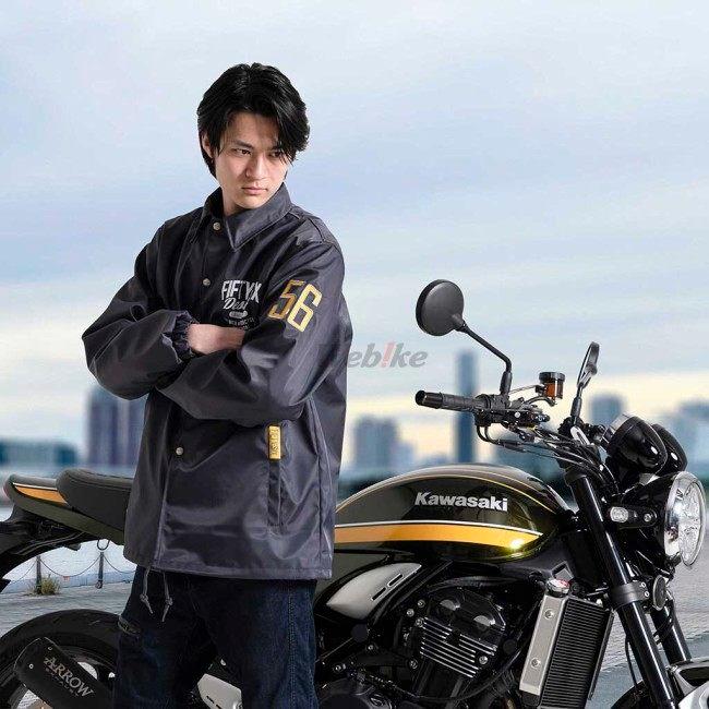 56design コーチジャケット L ブラック ライディングジャケット 美品 56design（56デザイン） RIDING COACH JACKET 2 サイズ：L オール