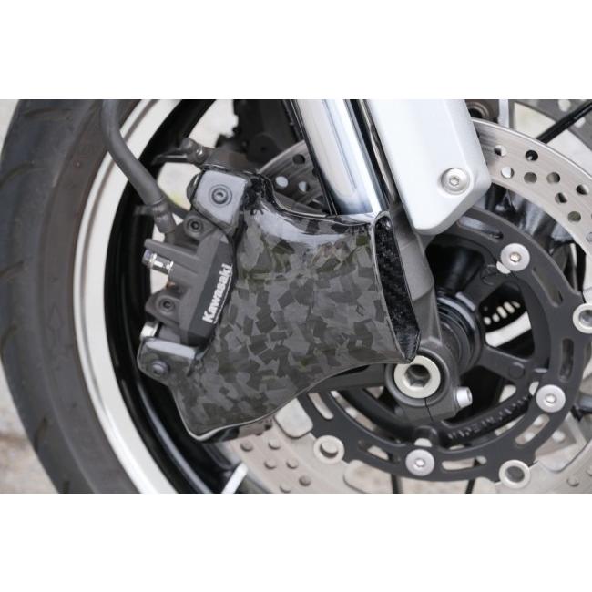 Z900RS スピードラ フロントフレームカバー 綾織 艶あり SPEEDRA