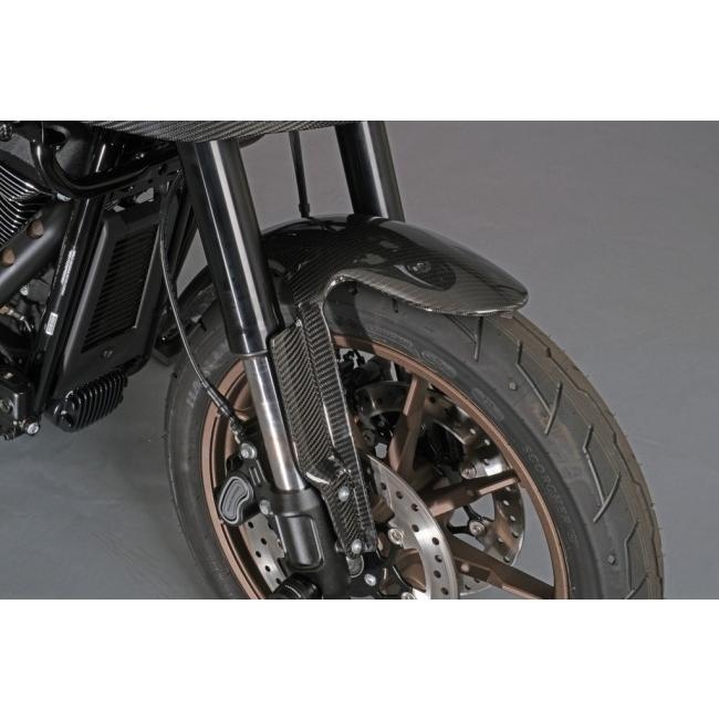 SPEEDRA スピードラ フロントフェンダー タイプ：フォージドカーボン(艶消し) FXLRST ローライダーST HARLEY-DAVIDSON ハーレーダビッドソン フェンダー関連の画像