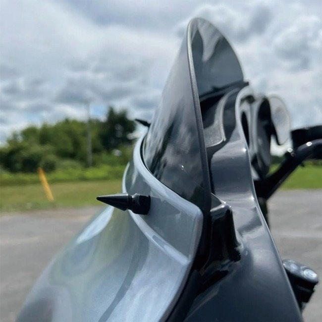 Hogworkz ホグワークズ Spiked ウィンドシールドボルト(ヤッコカウル) 仕上がり：ブラック FLHX FLHT HARLEY-DAVIDSON ハーレーダビッドソン スクリーンボルト