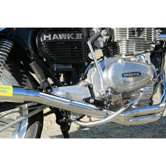 RPM アールピーエム フルエキゾーストマフラー サイレンサーアウターカバー素材：チタン HAWK II HONDA ホンダ マフラー_11