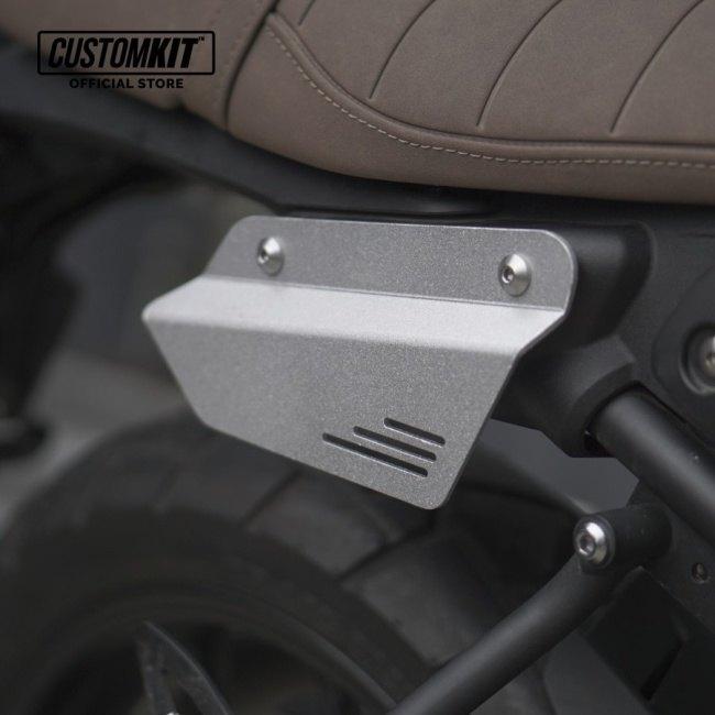 CustomKit カスタムキット Side Plate AERO with Holes XSR155 カラー：Silver YAMAHA ヤマハ サイドカウル・サイドカバー カウル関連 外装 |  | 01