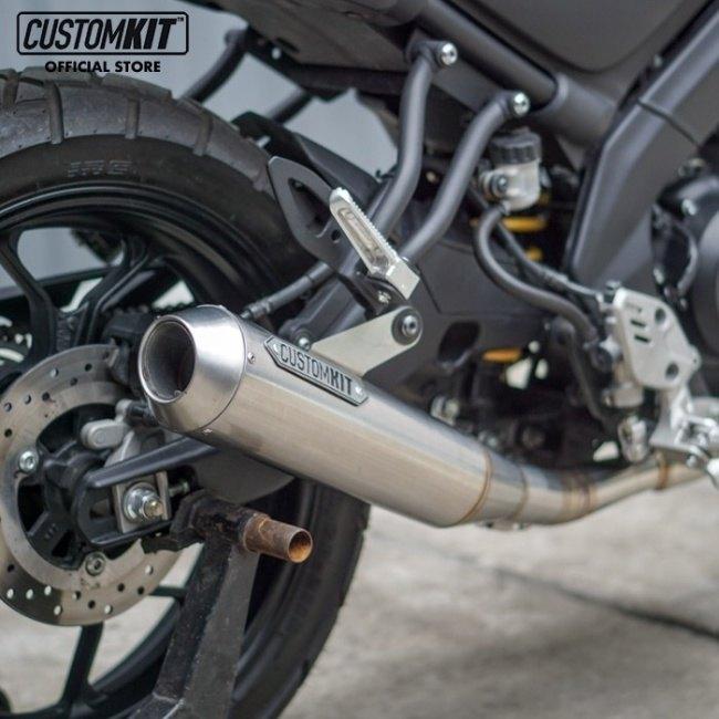 XSR155マフラー CustomKit カスタムキット フルエキゾーストマフラー Stream