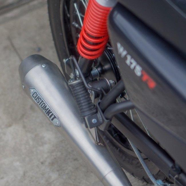 CustomKit カスタムキット フルエキゾーストマフラー Cone W175 TR