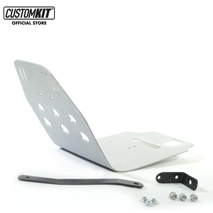 CustomKit カスタムキット Skid Plate Air New Silver W175 KAWASAKI カワサキ アンダーガード・スキッドプレート フレーム | 
