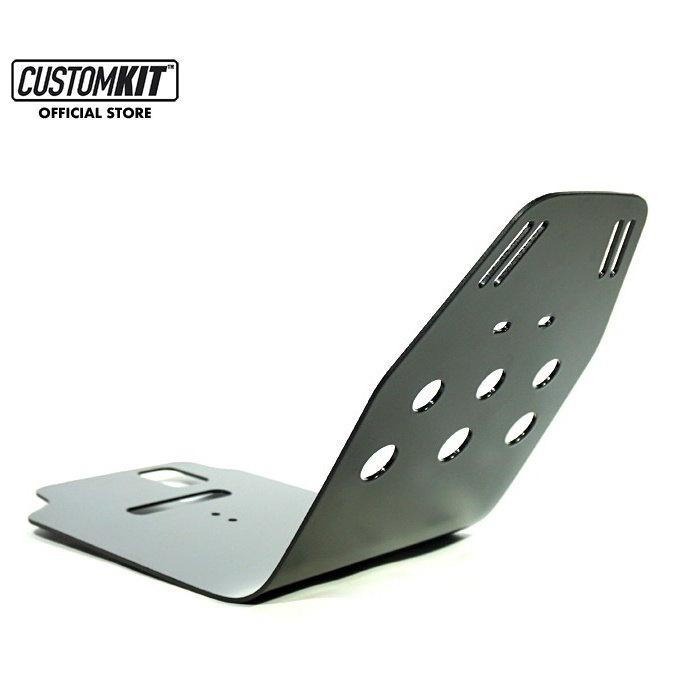 CustomKit カスタムキット Skid Plate ALU W175 Black 3 KAWASAKI カワサキ アンダーガード・スキッドプレート フレーム | 