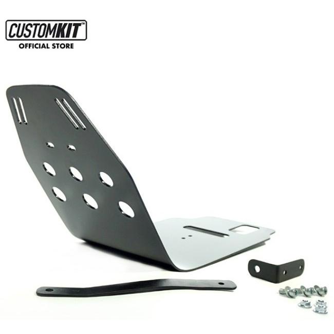 CustomKit カスタムキット Skid Plate ALU W175 Black 3 KAWASAKI カワサキ アンダーガード・スキッドプレート フレーム |  | 01