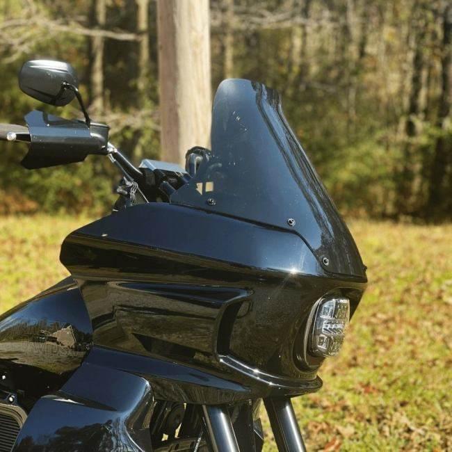 クリアビューシールド FXLRST ウィンドシールド Xラージ ダークグレー