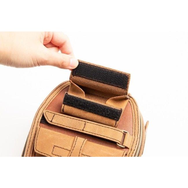 DEGNER デグナー レザーマグネットタンクバッグ／LEATHER MAGNET TANK BAG カラー：ブラウン タンクバッグ 車体用バッグ・ケース_11