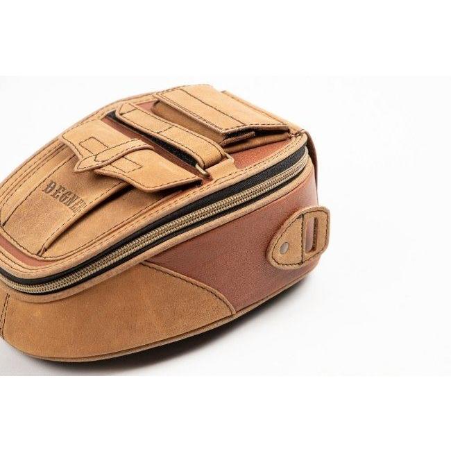 DEGNER デグナー レザーマグネットタンクバッグ／LEATHER MAGNET TANK BAG カラー：ブラウン タンクバッグ 車体用バッグ・ケース_17
