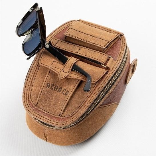 DEGNER デグナー レザーマグネットタンクバッグ／LEATHER MAGNET TANK BAG カラー：ブラウン タンクバッグ 車体用バッグ・ケース_7