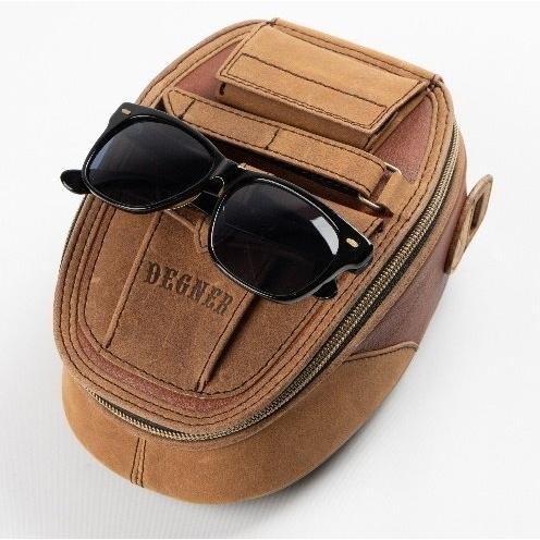 DEGNER デグナー レザーマグネットタンクバッグ／LEATHER MAGNET TANK BAG カラー：ブラウン タンクバッグ 車体用バッグ・ケース_8