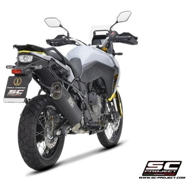 SC-PROJECT SCプロジェクト アドベンチャー スリップオンサイレンサー【公道走行可】 本体材質：チタン (マットブラック塗装) V-STROM 800 DE SE SUZUKI スズキ_3