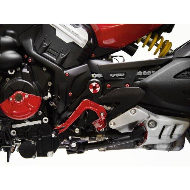DUCABIKE (DBK) ドゥカバイク (ディービーケー) シフトペダル カラー：レッド DIAVEL V4 DUCATI ドゥカティ ステップ 足回り_3