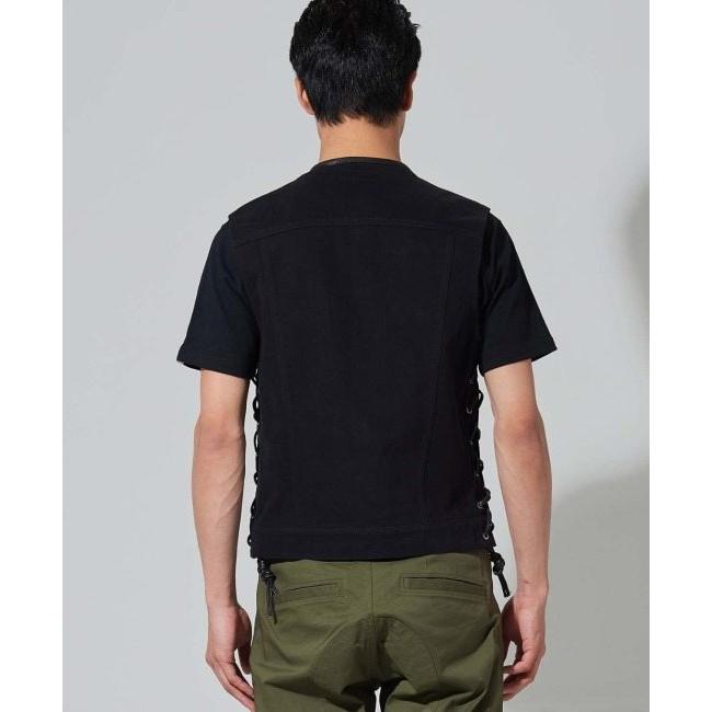 カドヤ - KADOYA SOLID BIKER VEST [K’S LEATHER＆K’S PRODUCT] 大きさ：L 限りない 御召しもの