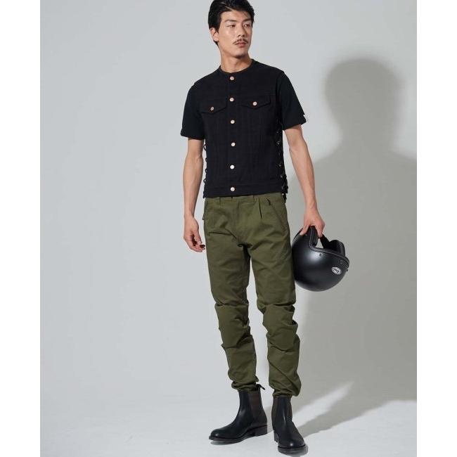 カドヤ - KADOYA SOLID BIKER VEST [K’S LEATHER＆K’S PRODUCT] 大きさ：L 限りない 御召しもの