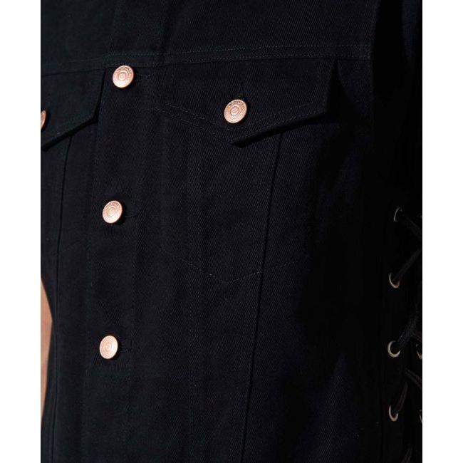 カドヤ - KADOYA SOLID BIKER VEST [K’S LEATHER＆K’S PRODUCT] 大きさ：L 限りない 御召しもの