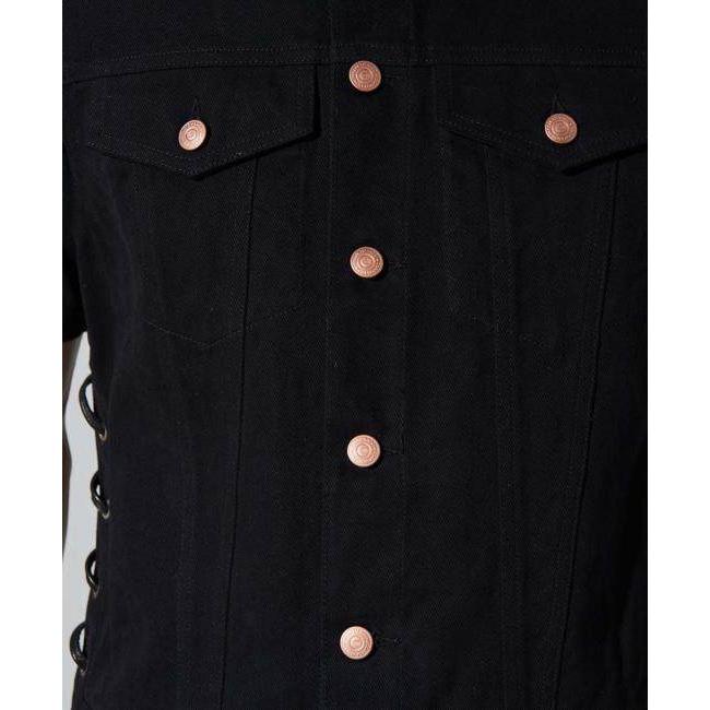 カドヤ - KADOYA SOLID BIKER VEST [K’S LEATHER＆K’S PRODUCT] 大きさ：L 限りない 御召しもの