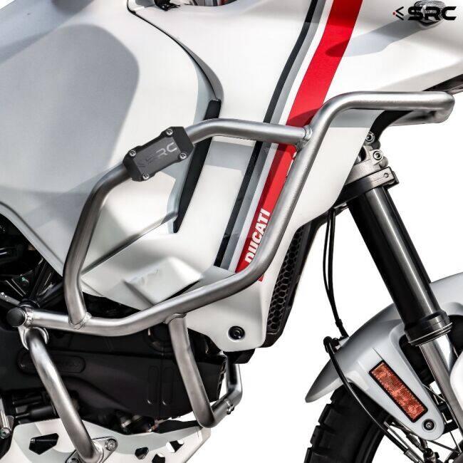SRC エスアールシー クラッシュバー(エンジンガード) アッパー＆ロワー セット FOR Desert X DesertX DUCATI ドゥカティ エンジンガード フレーム