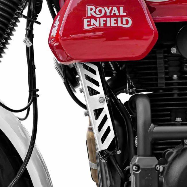 SRC エスアールシー オイルクーラーコアガード タイプ：ブラック Scram 411 ROYAL ENFIELD ロイヤルエンフィールド 冷却関連 エンジンの画像