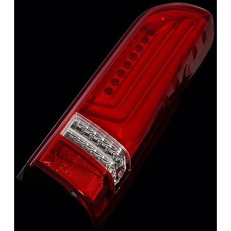 Valenti ジュエルLEDテールランプ REVO ハーフレッド/クローム Valenti バレンティ ジュエルLEDテールランプREVO TYPE3 カラー