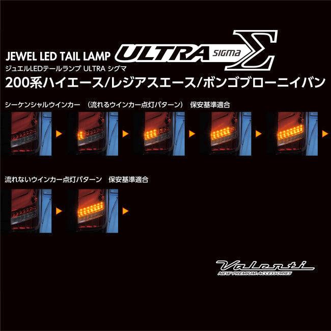 Valenti バレンティ ジュエルLEDテールランプ ULTRA Σ カラー：レッド