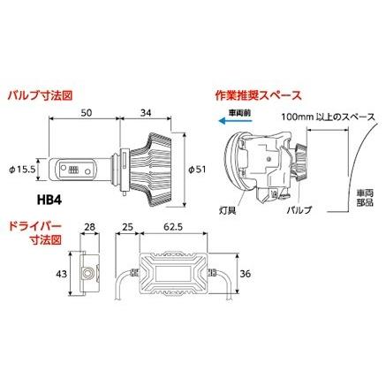 Valenti バレンティ ジュエルLEDバイカラーフォグバルブ 規格：HB4 LEDヘッドライトバルブ 灯火類 電装系_5