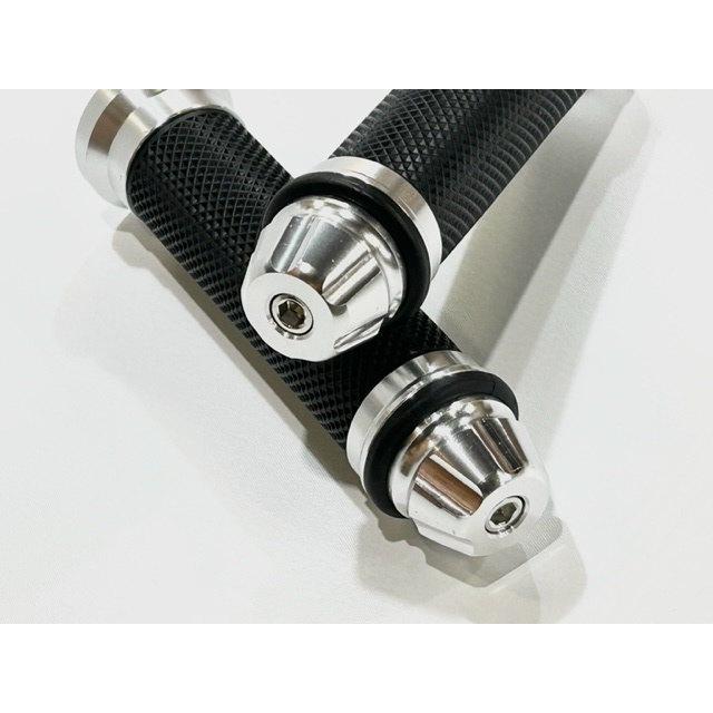 SPUNKY’S スパンキーズ アルミラバーグリップ カラー：シルバー ジャイロキャノピー ジャイロUP ジャイロX HONDA ホンダ グリップ ハンドル | ブランド登録なし | 01