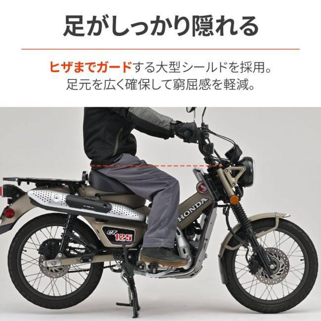 DAYTONA（デイトナ） レッグシールド カラー：スモーク／素材：耐衝撃