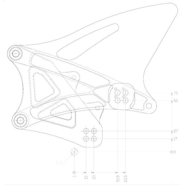 MORIWAKI ENGINEERING モリワキエンジニアリング レーシング バックステップキット カラーブラックアルマイト Z900RS CAFE SE KAWASAKI カワサキ ステップ | ブランド登録なし | 07