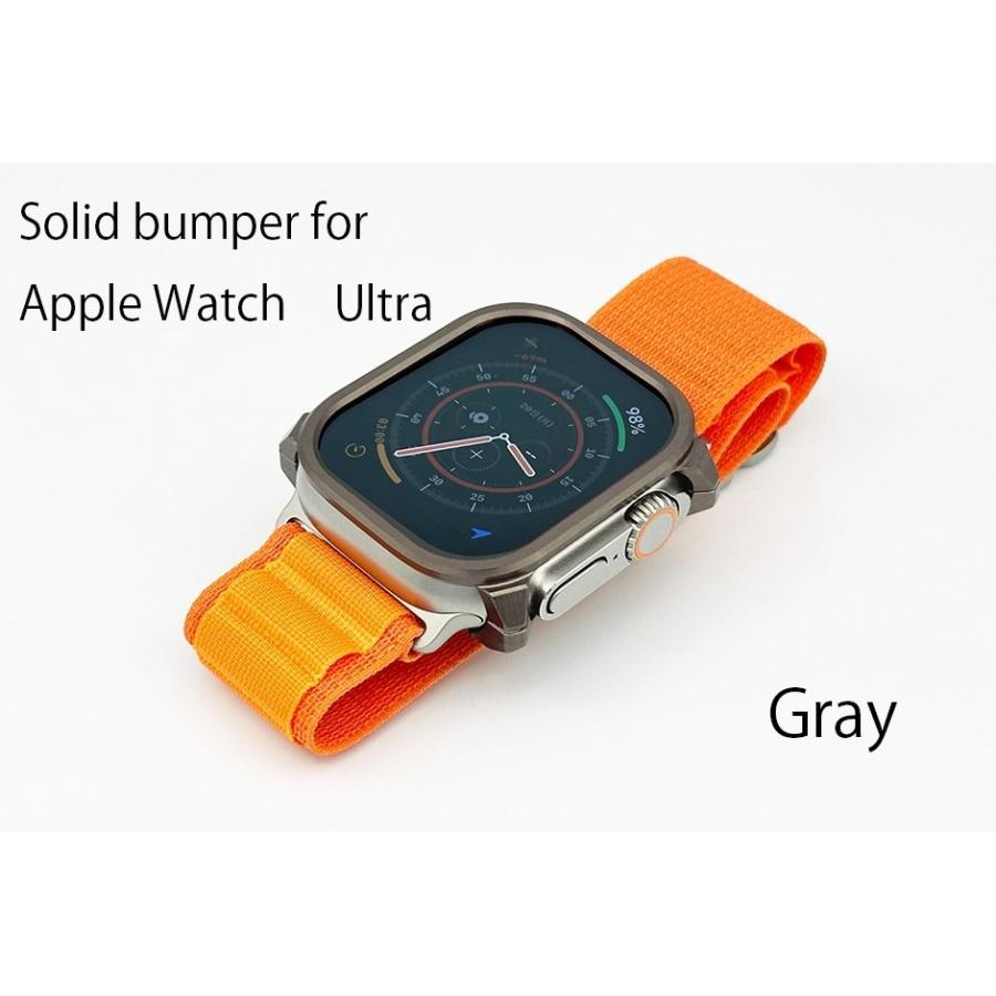GILD design ギルドデザイン Solid bumper for Apple Watch Ultra／Ultra2用(49mm) カラー：グレー その他グッズ バイク関連グッズ | GILD design