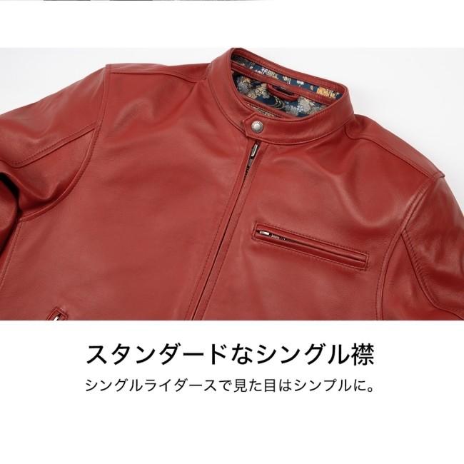DEGNER デグナー 花山金襴×レザージャケット／Kimono Brocade Leather Jacket サイズ：M｜webike02｜09