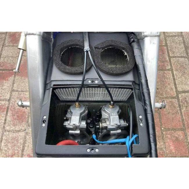 TYGA PERFORMANCE タイガパフォーマンス カーボン/ケブラー製 エアボックス RS250 NX5 A Kit RS250R HONDA ホンダ エアクリーナーカバー 外装_6