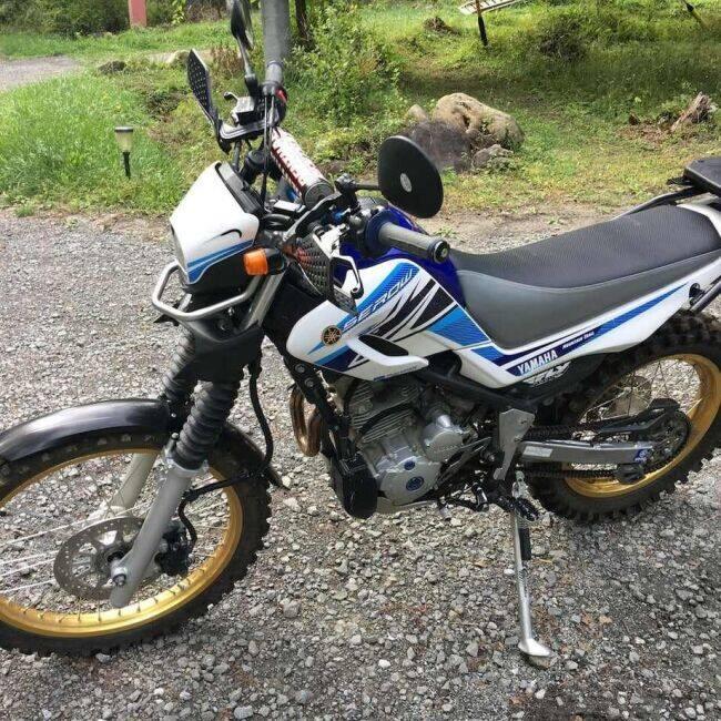 YAMAHAセロー250 フロントフェンダー　ブラック‼️ 工房きたむら コウボウキタムラ フロントダウンフェンダー カラー：黒