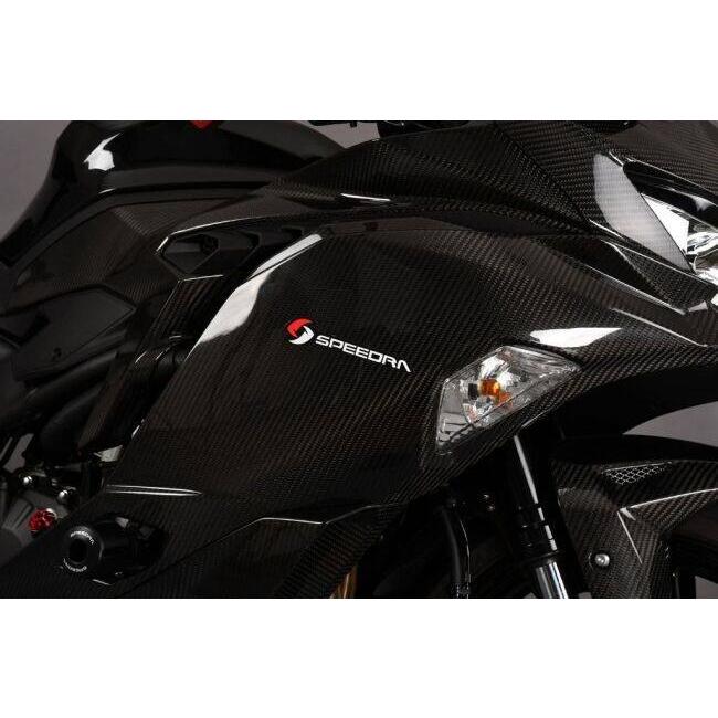 SPEEDRA スピードラ バッテリーカバー ドライカーボン 仕様：綾織り艶消し Z900RS CAFE KAWASAKI カワサキ 外装_7