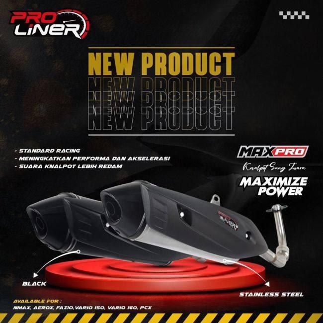 Pro Liner プロライナー MAX-PRO フルエキゾーストマフラー PCX 150 Color：Black PCX150 HONDA ホンダ マフラーの画像