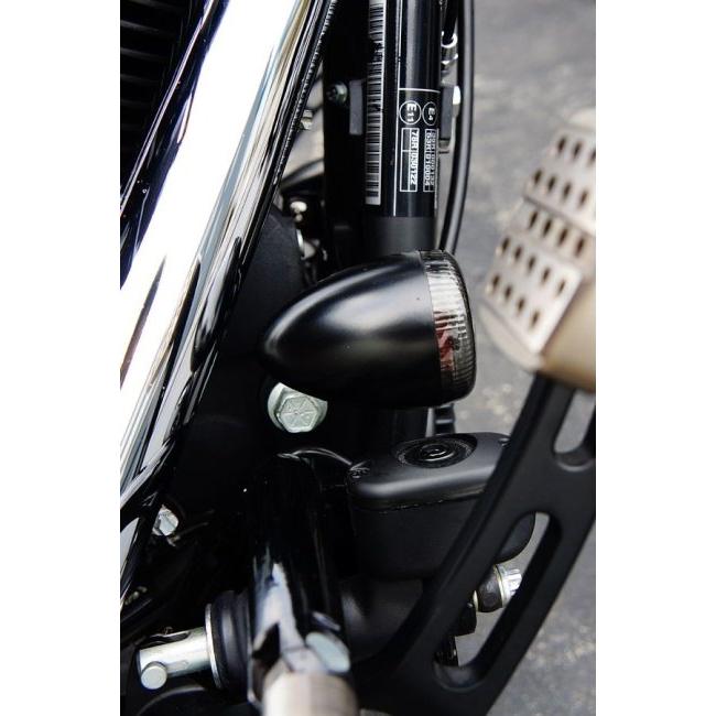TRIJYA トライジャ ウインカーステー カラー：クローム SOFTAIL SLIM S FXCW ロッカー FXSB HARLEY-DAVIDSON ハーレーダビッドソン ウインカーステー・マウント