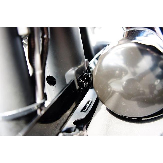 TRIJYA トライジャ ウインカーステー カラー：クローム SOFTAIL SLIM S FXCW ロッカー FXSB HARLEY-DAVIDSON ハーレーダビッドソン ウインカーステー・マウント
