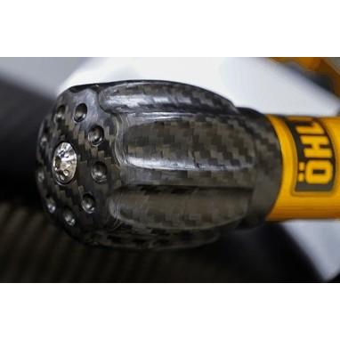 MOTO CORSE モトコルセ DBTデザイン プリロードグリップ カラー：グロスクリア Ohlins リアショックアブソーバー｜webike02｜05