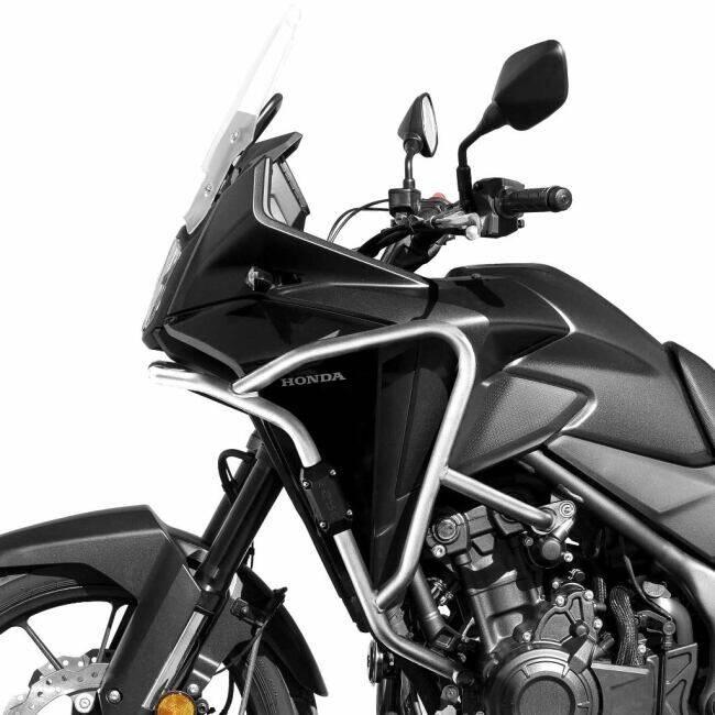 SRC エスアールシー クラッシュバー トップ NX400/500 Color：Silver NX500 NX400 HONDA ホンダ エンジンスライダー・フレームスライダー フレームの画像
