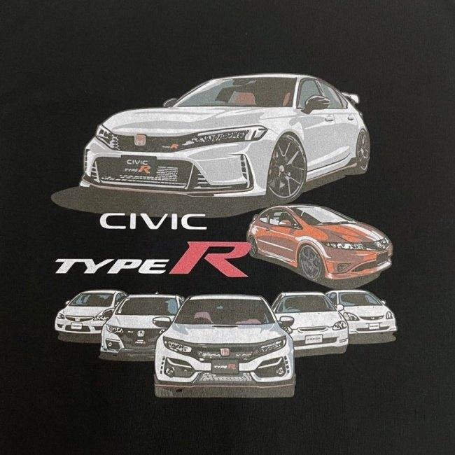 Honda Official Licensed Product ホンダオフィシャルプロダクト HONDA CIVIC TYPE-R Tシャツ サイズ：L シビック タイプR ホンダ アパレル | ホンダ | 02