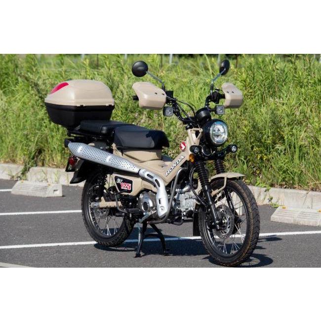 【CT125】ワールドウォーク 純正色 大型ナックルガード　ターメリックイエロー ワールドウォーク World Walk CT125ハンターカブ 純正色 塗装