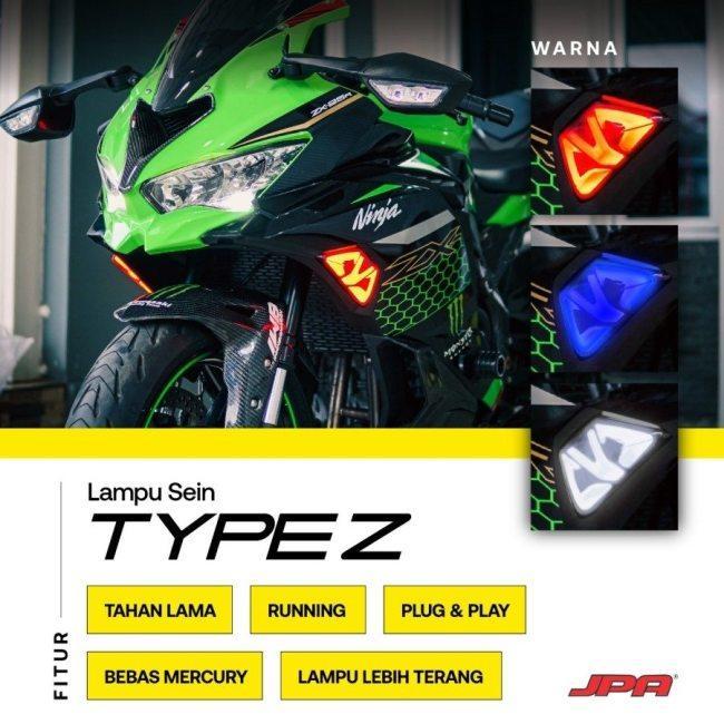 JPA ジェイピーエー Front Blinker Type Z DRL Color：Red ZX-25R