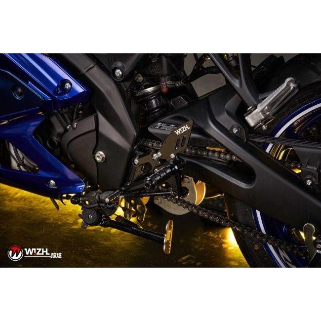 ウィズ（Karrimor） - WIZH ウィズ BEV2 うしろ側踏み板 YZF-R125/R15 V4/M (21-) (QS非積み上げるひな形) YZF-R125 YZF-R15 YZF-R15M YAMAHA ヤマハ 踏み板 足回転運動